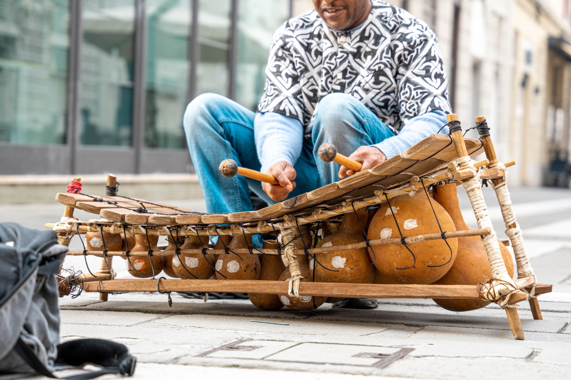 21-Tasten-Balafon — vollständiges Modell zum Lernen